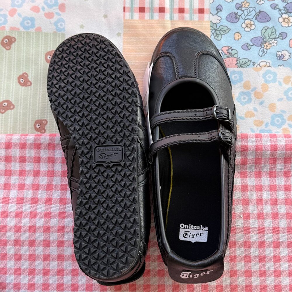 Onitsuka Tiger MEXICO 66 TGRS Black Mary Jane Shoes - Picture 8 of 8